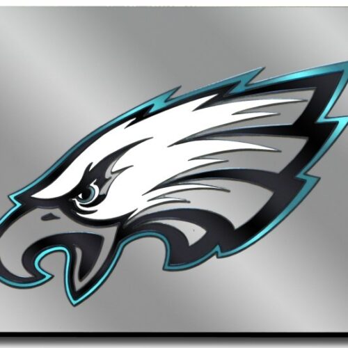 Philadelphia Eagles License Plate Laser Cut Green Retro
