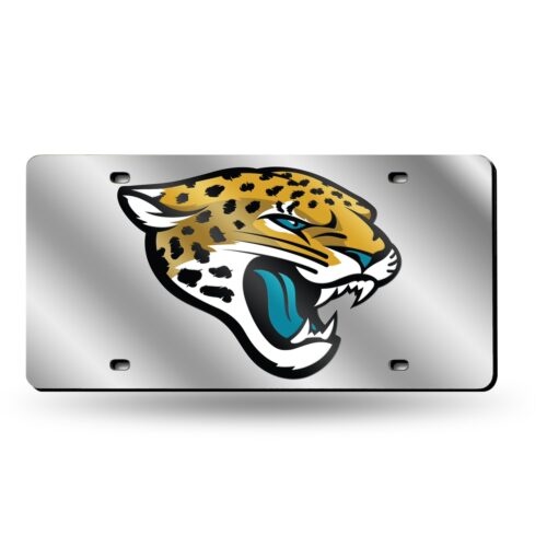 Jacksonville Jaguars License Plate Laser Cut Silver – Special Order