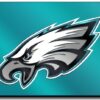 Philadelphia Eagles License Plate Laser Cut Green
