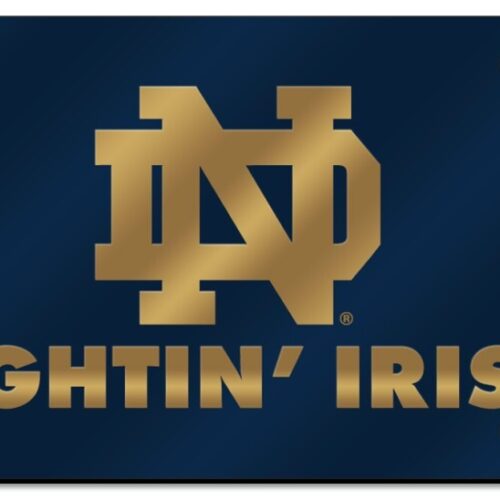 Notre Dame Fighting Irish License Plate Laser Cut Navy