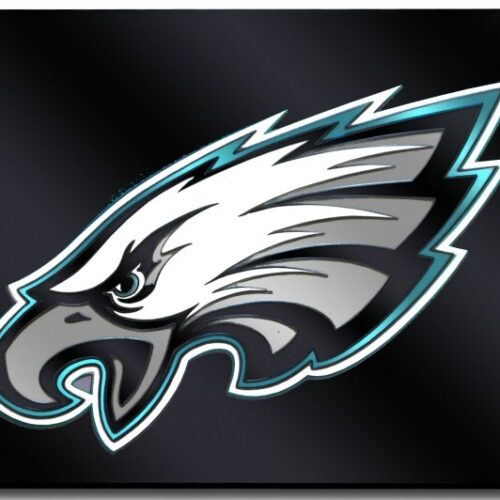 Philadelphia Eagles License Plate Laser Cut Black