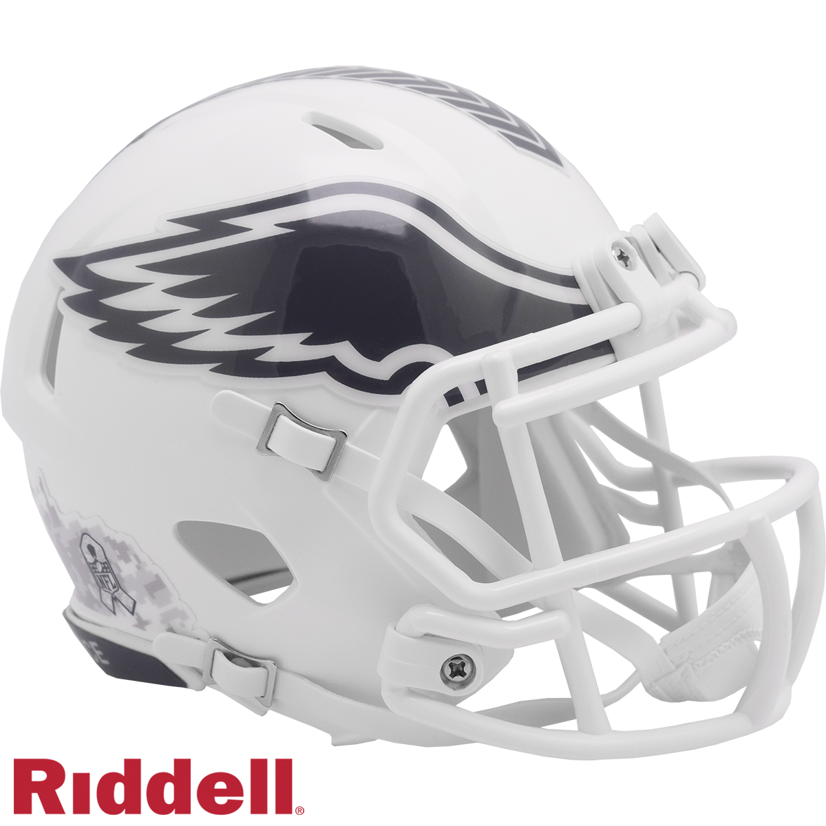 Philadelphia Eagles Helmet Riddell Replica Mini Speed Style Salute To Service 2024 Philadelphia Eagles Helmet Riddell Replica Mini Speed Style Salute To Service 2024