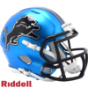 Detroit Lions Helmet Riddell Replica Mini Speed Style On-Field Alternate 2024