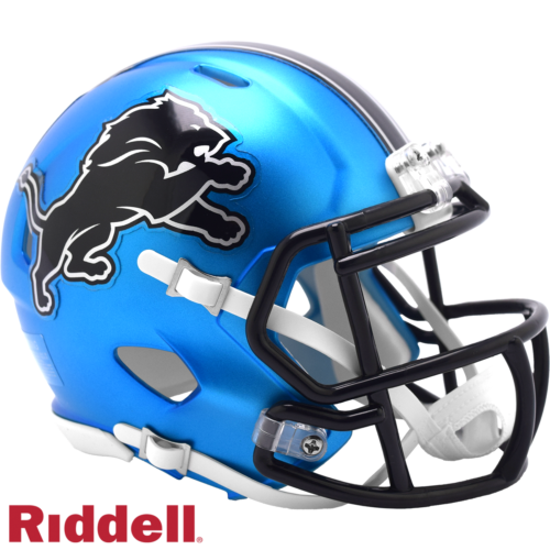 Detroit Lions Helmet Riddell Replica Mini Speed Style On-Field Alternate 2024