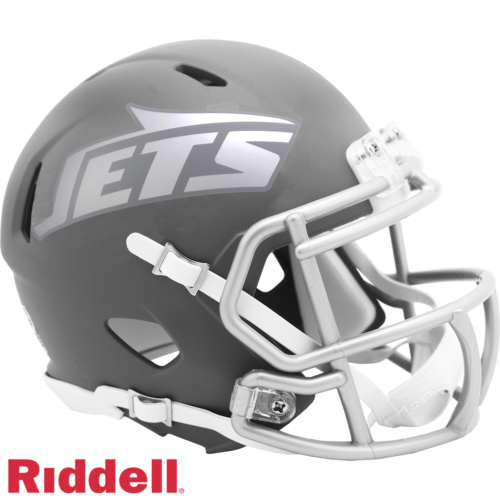 New York Jets Helmet Riddell Replica Mini Speed Style Slate Alternate 2024