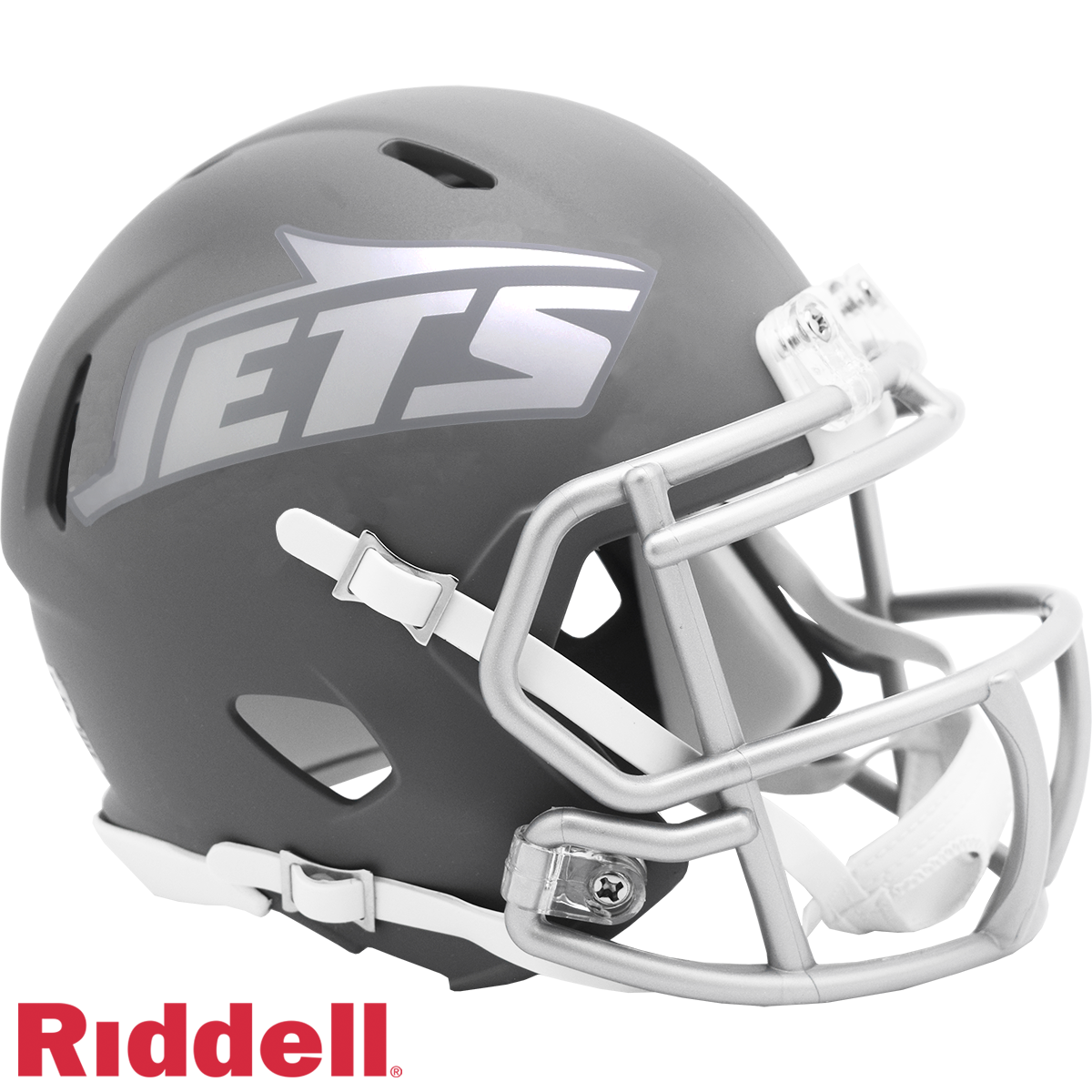 New York Jets Helmet Riddell Replica Mini Speed Style Slate Alternate 2024 New York Jets Helmet Riddell Replica Mini Speed Style Slate Alternate 2024