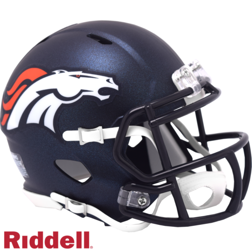 Denver Broncos Helmet Riddell Replica Mini Speed Style 2024