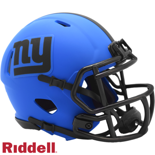 New York Giants Helmet Riddell Replica Mini Speed Style Rave Alternate