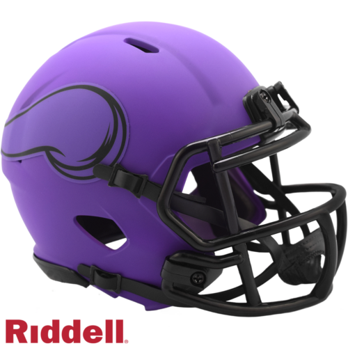 Minnesota Vikings Helmet Riddell Replica Mini Speed Style Rave Alternate