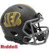Cincinnati Bengals Helmet Riddell Replica Mini Speed Style Salute To Service 2025