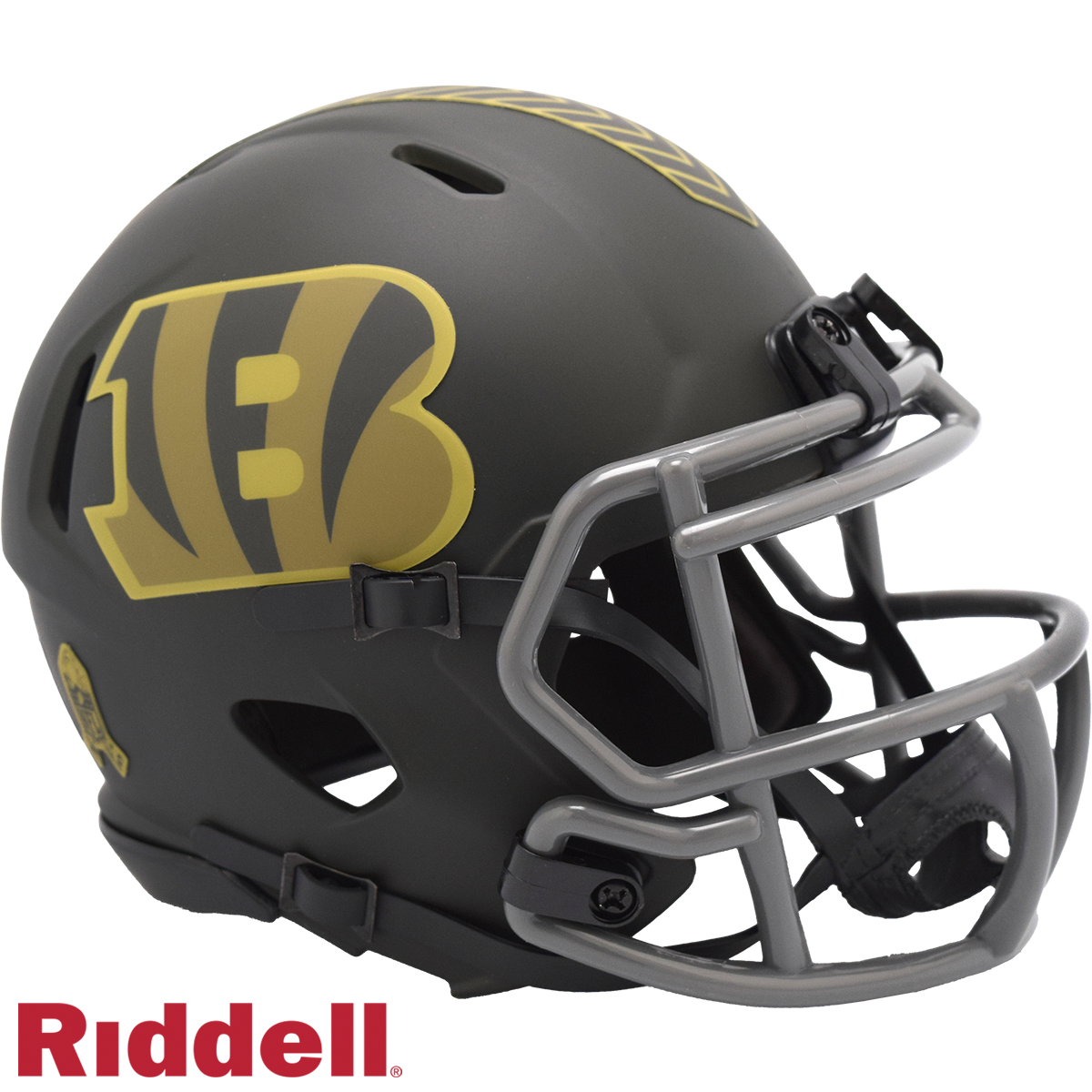 Cincinnati Bengals Helmet Riddell Replica Mini Speed Style Salute To Service 2025 Cincinnati Bengals Helmet Riddell Replica Mini Speed Style Salute To Service 2025