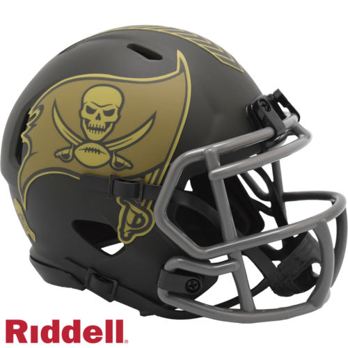 Tampa Bay Buccaneers Helmet Riddell Replica Mini Speed Style Salute To Service 2025