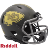Kansas City Chiefs Helmet Riddell Replica Mini Speed Style Salute To Service 2025