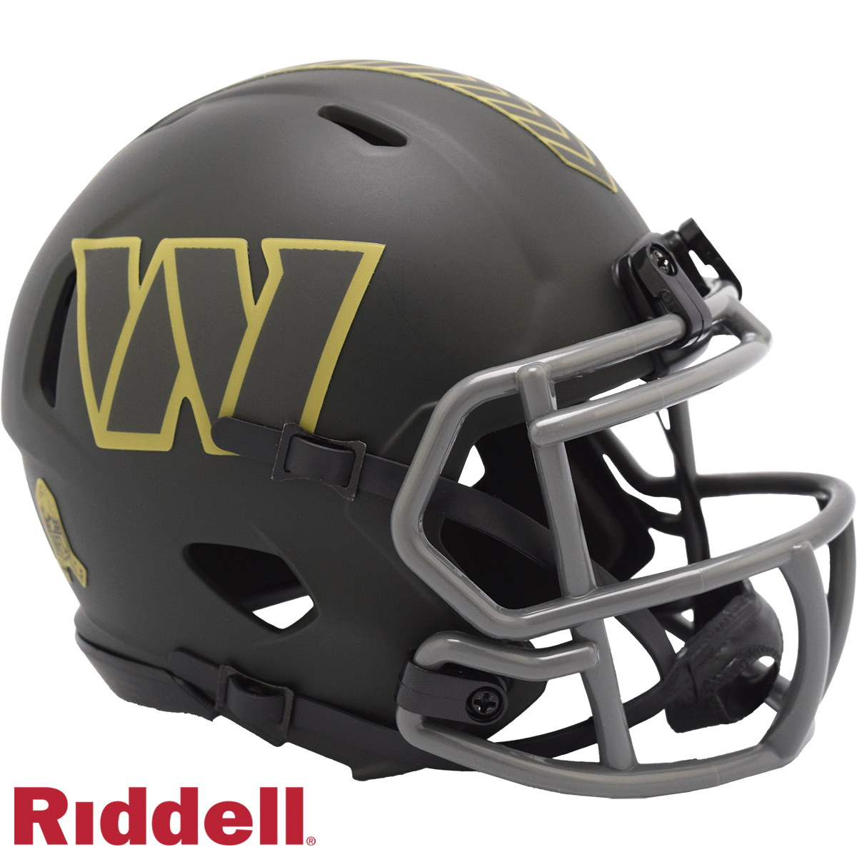 Washington Commanders Helmet Riddell Replica Mini Speed Style Salute To Service 2025 Washington Commanders Helmet Riddell Replica Mini Speed Style Salute To Service 2025