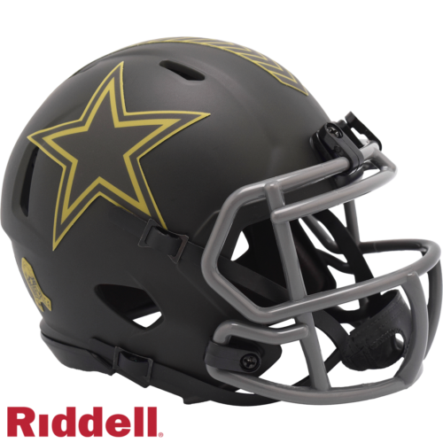 Dallas Cowboys Helmet Riddell Replica Mini Speed Style Salute To Service 2025