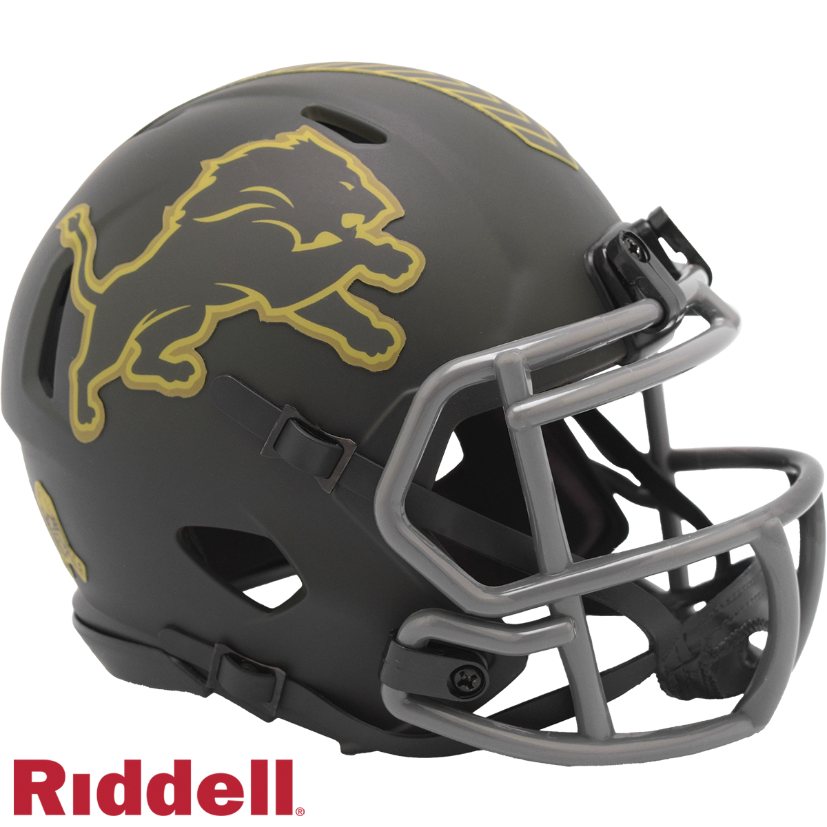 Detroit Lions Helmet Riddell Replica Mini Speed Style Salute To Service 2025 Detroit Lions Helmet Riddell Replica Mini Speed Style Salute To Service 2025