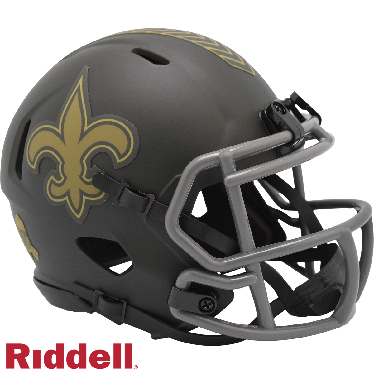 New Orleans Saints Helmet Riddell Replica Mini Speed Style Salute To Service 2025 New Orleans Saints Helmet Riddell Replica Mini Speed Style Salute To Service 2025