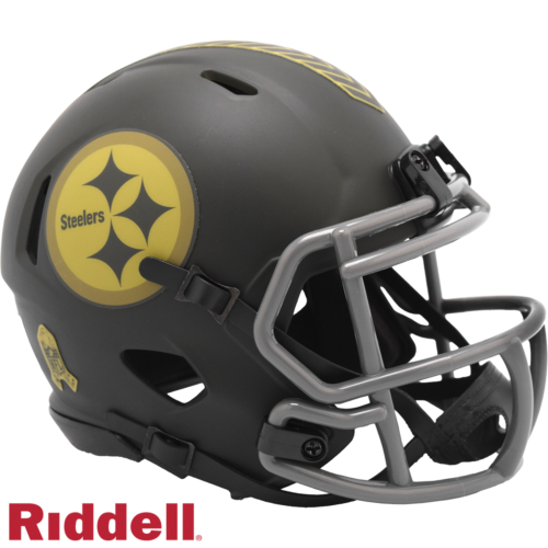 Pittsburgh Steelers Helmet Riddell Replica Mini Speed Style Salute To Service 2025