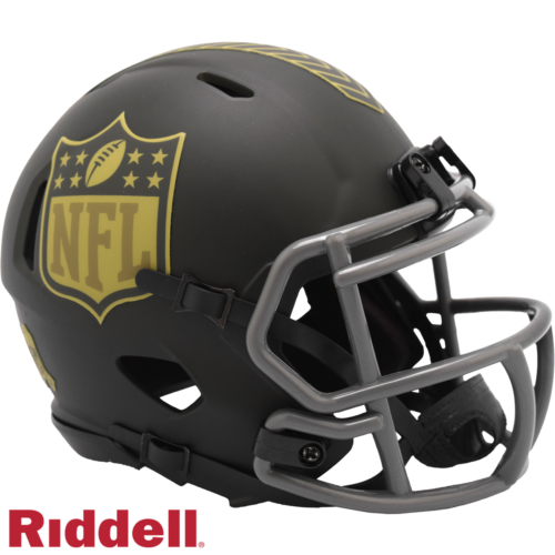 NFL Shield Helmet Riddell Replica Mini Speed Style Salute To Service 2025
