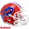 Buffalo Bills Helmet Riddell Replica Mini Speed Style 1987-2001 T/B