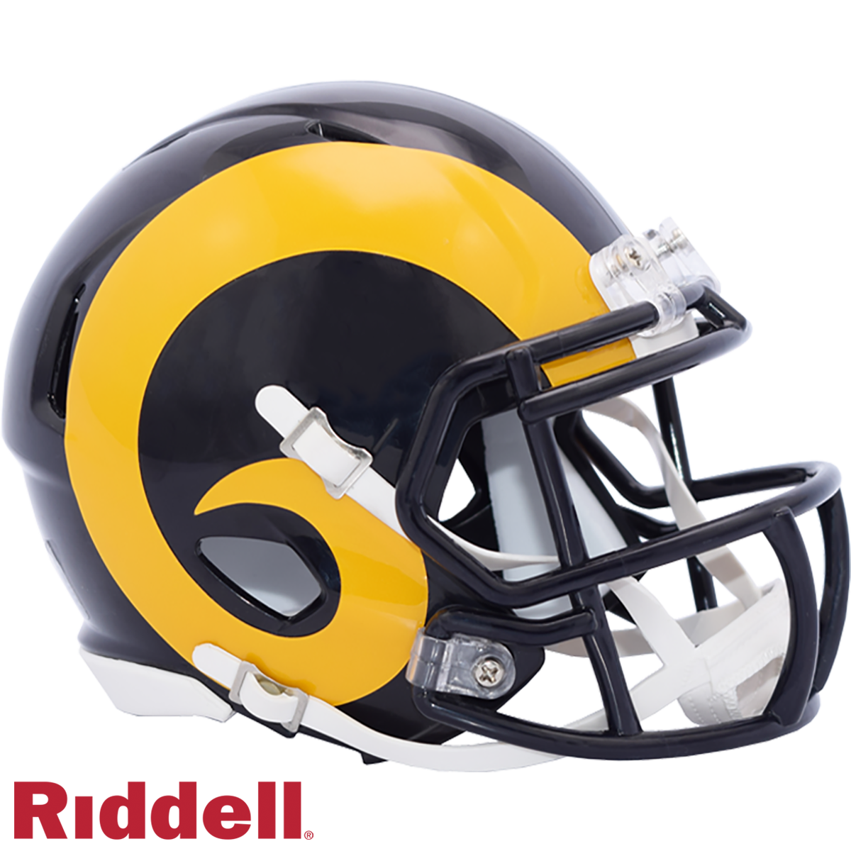 Los Angeles Rams Helmet Riddell Replica Mini Speed Style 1981-1999 T/B Los Angeles Rams Helmet Riddell Replica Mini Speed Style 1981-1999 T/B