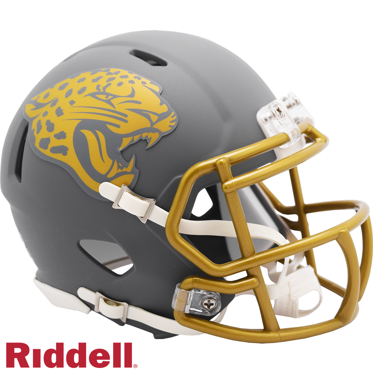 Jacksonville Jaguars Helmet Riddell Replica Mini Speed Style Slate Alternate Jacksonville Jaguars Helmet Riddell Replica Mini Speed Style Slate Alternate