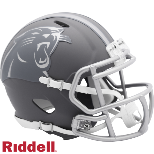 Carolina Panthers Helmet Riddell Replica Mini Speed Style Slate Alternate