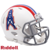 Houston Oilers Helmet Riddell Replica Mini Speed Style 1975-1980 T/B