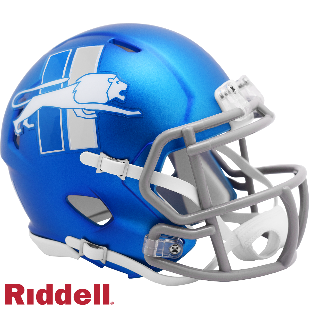 Detroit Lions Helmet Riddell Replica Mini Speed Style On-Field Alternate 2023 Detroit Lions Helmet Riddell Replica Mini Speed Style On-Field Alternate 2023