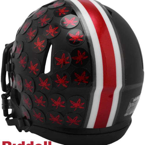 Ohio State Buckeyes Helmet Riddell Replica Mini Speed Style Black Alternate