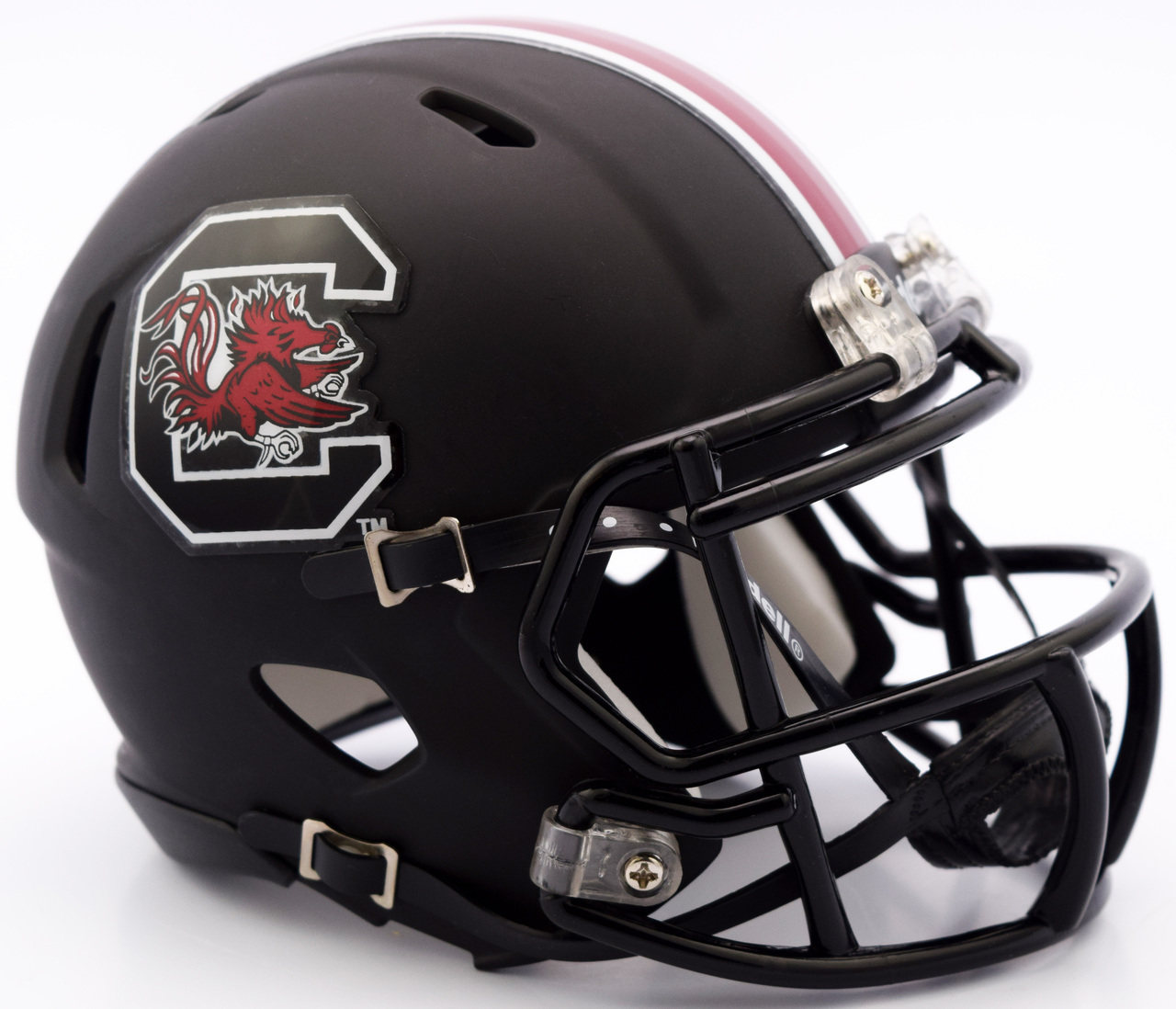 South Carolina Gamecocks Helmet – Riddell Replica Mini – Speed Style – Matte Black South Carolina Gamecocks Helmet – Riddell Replica Mini – Speed Style – Matte Black