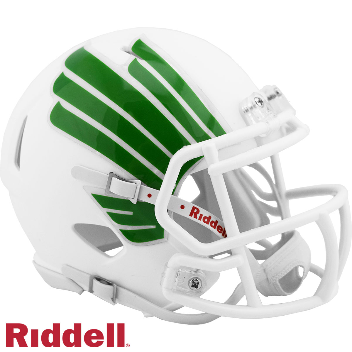 North Texas Mean Green Helmet Riddell Replica Mini Speed Style Matte White North Texas Mean Green Helmet Riddell Replica Mini Speed Style Matte White