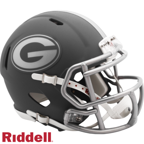 Georgia Bulldogs Helmet Riddell Replica Mini Speed Style Slate Alternate