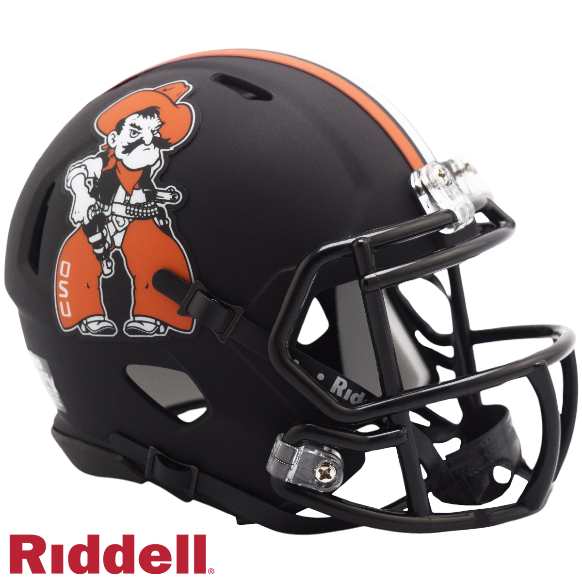 Oklahoma State Cowboys Helmet Riddell Replica Mini Speed Style Pistol Pete Oklahoma State Cowboys Helmet Riddell Replica Mini Speed Style Pistol Pete