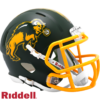 North Dakota State Bison Helmet Riddell Replica Mini Speed Style Harvest Design