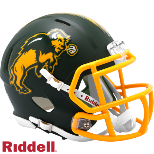 North Dakota State Bison Helmet Riddell Replica Mini Speed Style Harvest Design