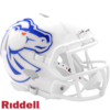 Boise State Broncos Helmet Riddell Replica Mini Speed Style White 2024