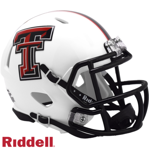 Texas Tech Red Raiders Helmet Riddell Replica Mini Speed Style White