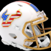 South Florida Bulls Helmet Riddell Replica Mini Speed Style Star and Stripes