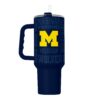 Michigan Wolverines Tumbler 40oz Powder Coat Replay