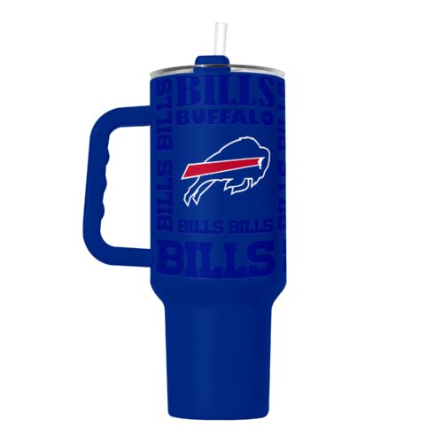 Buffalo Bills Tumbler 40oz Powder Coat Replay