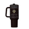 New Orleans Saints Tumbler 40oz Powder Coat Replay