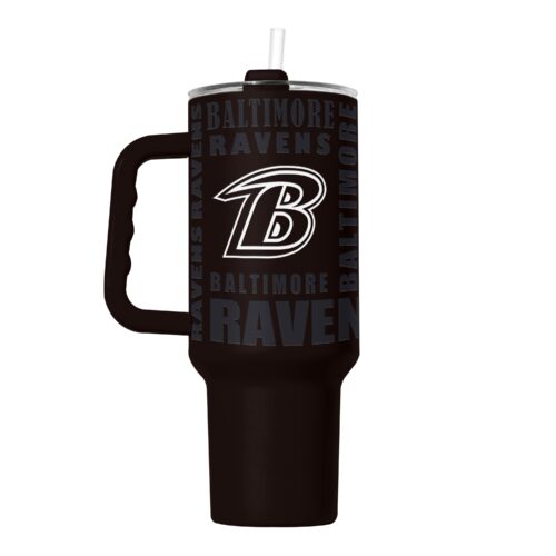 Baltimore Ravens Tumbler 40oz Powder Coat Replay