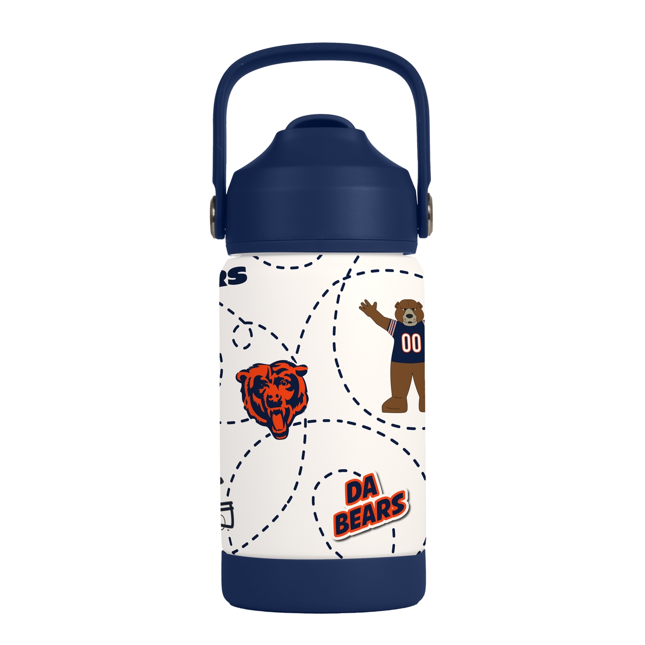 Chicago Bears Kids Bottle 12oz Stainless Steel Mascot Chicago Bears Kids Bottle 12oz Stainless Steel Mascot
