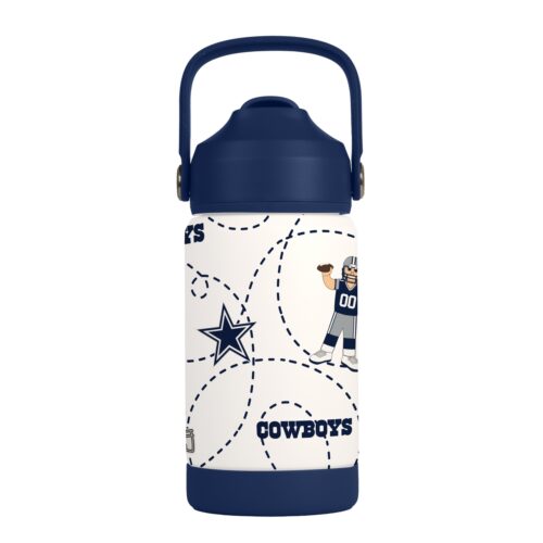 Dallas Cowboys Kids Bottle 12oz Stainless Steel Mascot