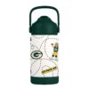 Green Bay Packers Kids Bottle 12oz Stainless Steel Mascot