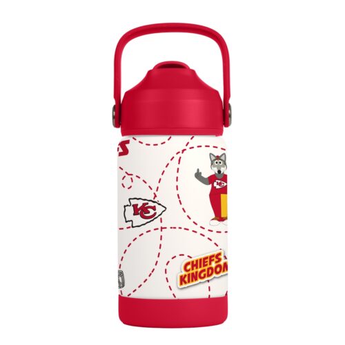 Kansas City Chiefs Kids Bottle 12oz Stainless Steel Mascot