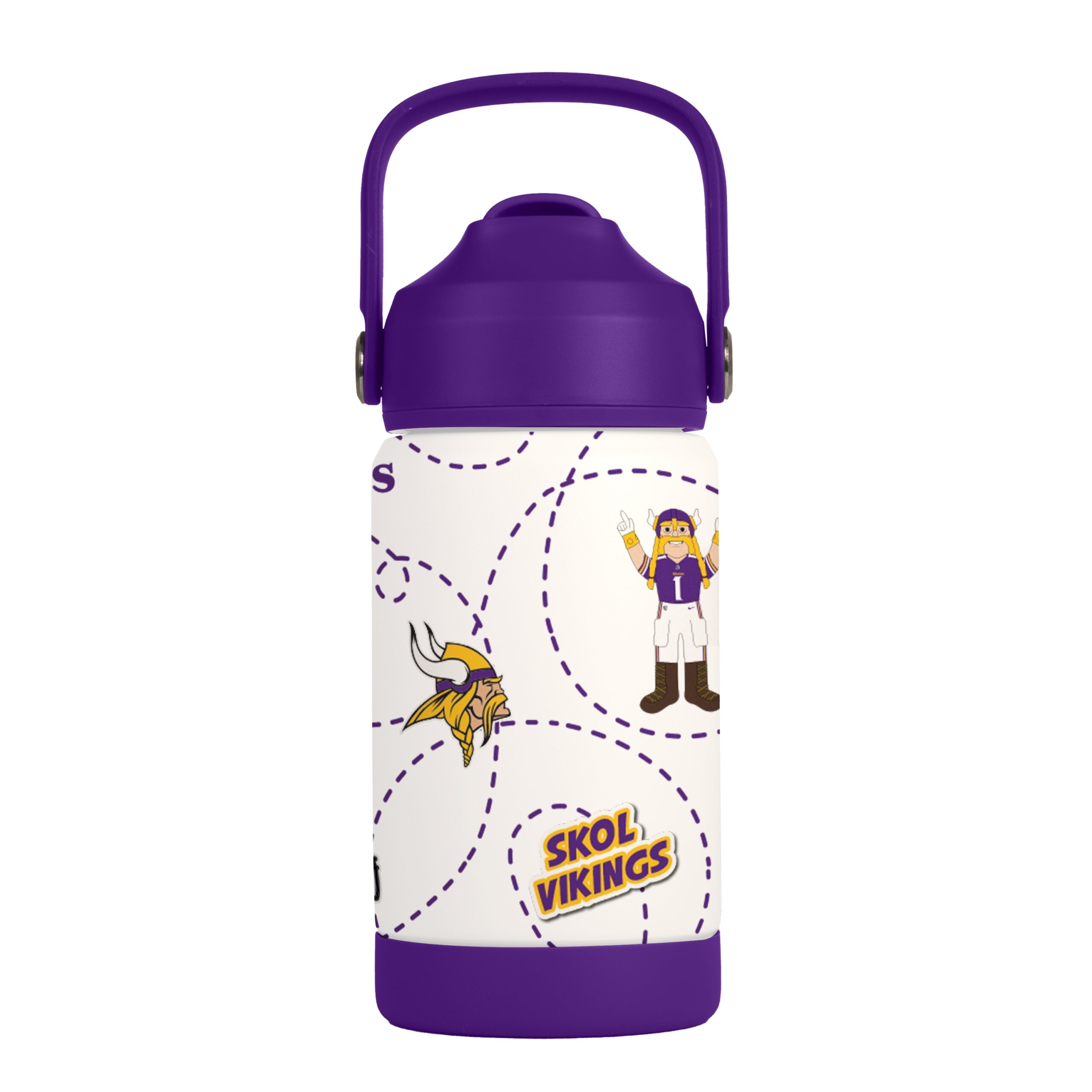 Minnesota Vikings Kids Bottle 12oz Stainless Steel Mascot Minnesota Vikings Kids Bottle 12oz Stainless Steel Mascot