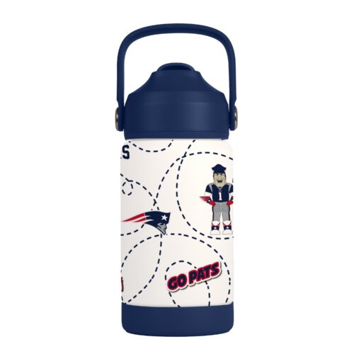 New England Patriots Kids Bottle 12oz Stainless Steel Mascot