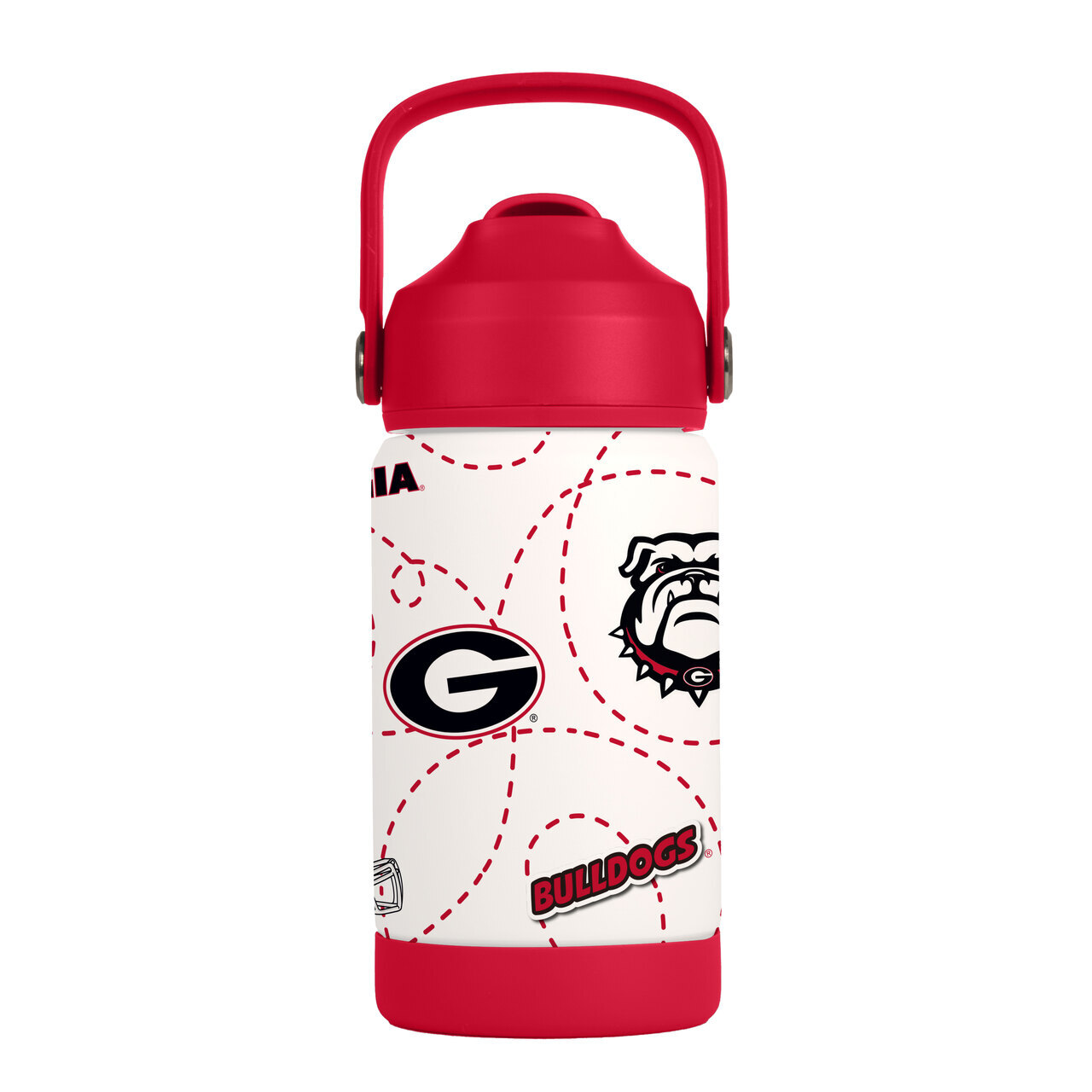 Georgia Bulldogs Kids Bottle 12oz Stainless Steel Mascot Georgia Bulldogs Kids Bottle 12oz Stainless Steel Mascot